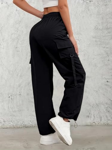 Leriya Fashion Women's Regular Fit High Rise Trouser | Cargo Style Trousar Track Pants | Hight Waist - Authentic Leriya Clothing | UrbanThreads - Image 3