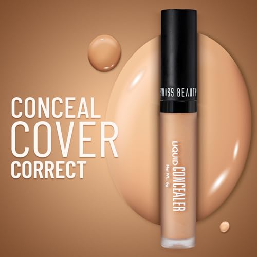 Swiss Beauty Liquid Lightweight Concealer Full Coverage Face M - Image 4