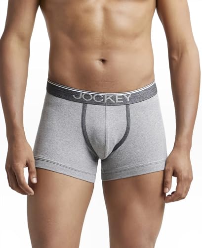 Jockey 8015 Men's Super Combed Cotton Rib Solid Trunk - Image 2