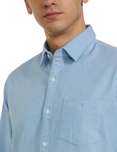 Van Heusen Men's 100% Cotton Solid Casual Shirt - Image 5