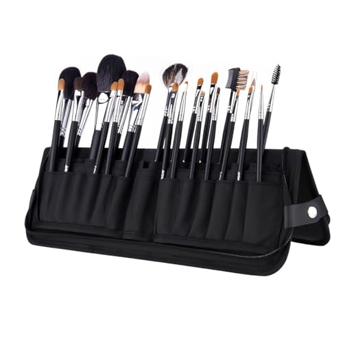 MAYCREATE Makeup Brush Holder Bag Portable Travel Organizer - Image 2