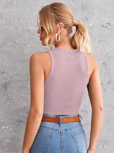 Leriya Fashion Women's & Girls' Solid Asymmetrical Round Neck Cotton & Rayon Crop Top - Authentic Leriya Clothing | UrbanThreads - Image 3