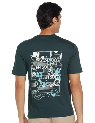 Allen Solly Men Cotton Regular Fit Drop Shoulder T-shirt - Image 2