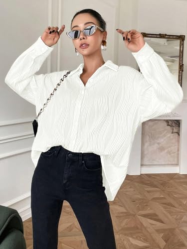 Leriya Fashion Oversized Shirt for Women | Shirt for Women Stylish Western | Long Shirt for Women - Authentic Leriya Clothing | UrbanThreads - Image 5