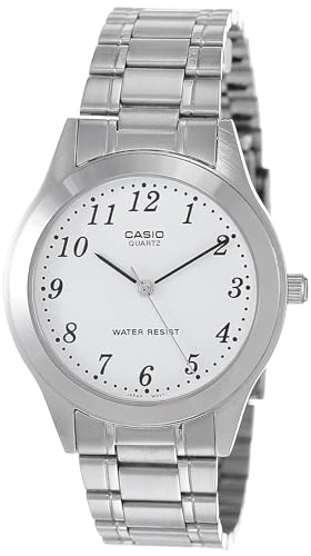 Casio Men Analog White Dial Watch MTP-1128A-7B - Image 2