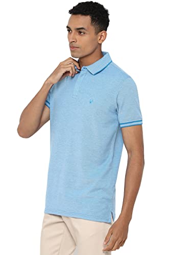 Allen Solly Men Cotton Solid Regular Fit Polo - Image 4