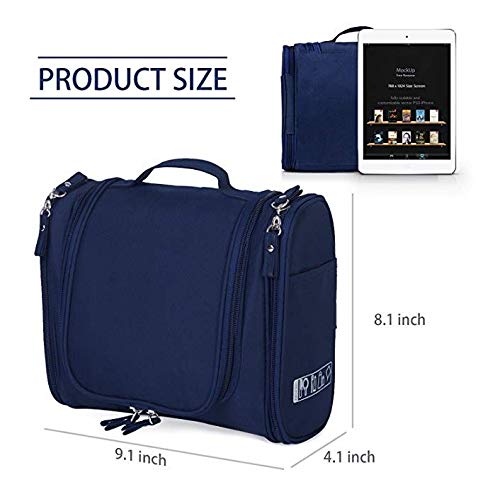 PETRICE Nylon Multifunctional Travel Pouch Bag Navy Blue - Image 4