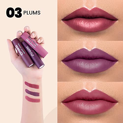 MARS Matte Box Set of 3 Lipsticks for Women - Image 4