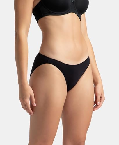 Jockey Women's Mid Waist Micro Modal Elastane Bikini - Image 5
