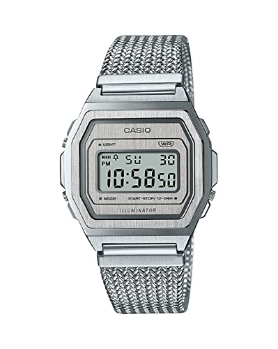 Casio Vintage Silver Digital Watch - Image 2