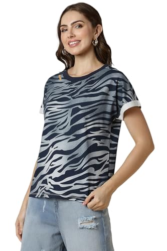 Allen Solly Women's Cotton Regular Fit T-Shirt - Image 3