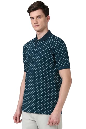 Peter England Men's Cotton Blend Modern Fit T-Shirt - Image 3