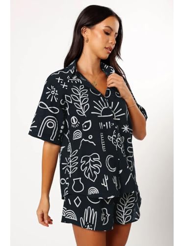 Leriya Fashion Women Rayon Printed Stylish Co-Ord Set Trendy Korean Summer Travel Outfit | Pajama Se - Authentic Leriya Fashion | UrbanThreads - Image 5