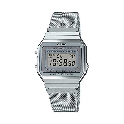 Casio Vintage Silver Digital Watch - Image 2