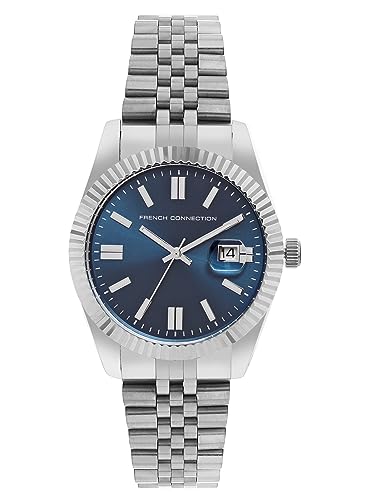 French Connection Blue Dial Stainless Steel Watch - Image 2