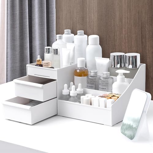 ALOXE Cosmetic Organizer Box Plastic Storage for Women - Image 4