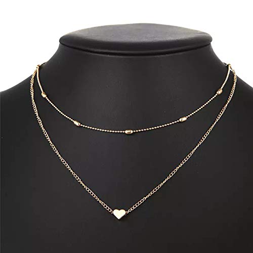 Shining Diva Multilayer Chain Pendant Necklace Women Girls - Image 5