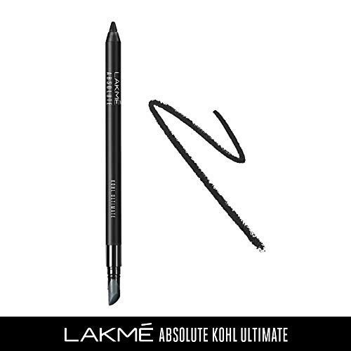 LAKMÉ Absolute Opaque Kohl Kajal Pencil Black Water Resistant 1.2 G - Image 4
