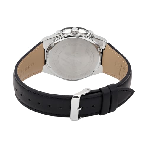 Casio Edifice EFB-680BL-1AVUPR Black Leather Watch - Image 5