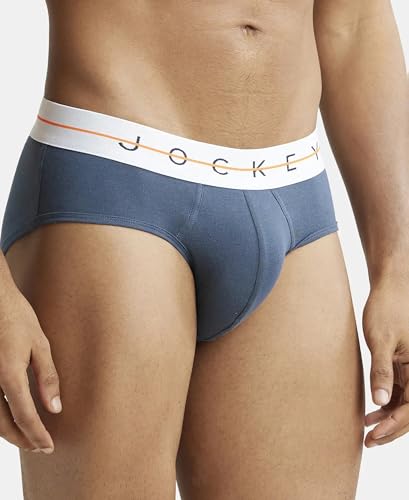 Jockey NY15 Men's Combed Cotton Elastane Stretch Brief - Image 4