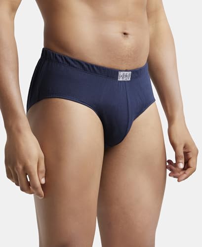 Jockey 8035 Men's Super Combed Cotton Solid Poco Brief - Image 4