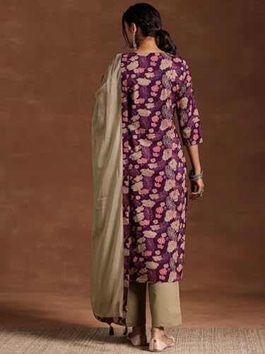 Libas Printed Cotton Kurta Set with Dupatta - UrbanThreads.in - Image 4