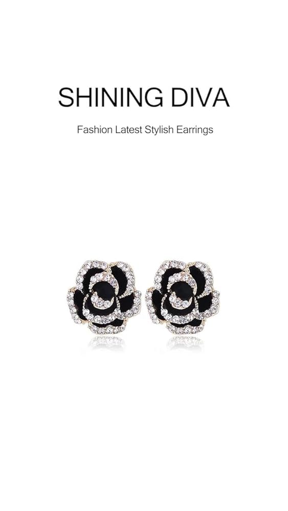 Shining Diva Stylish Earrings for Women and Girls (15095er) - Image 3