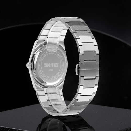 SKMEI Men's Analog Quartz Stainless Steel Watch - Image 5