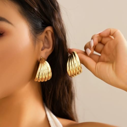Shining Diva Gold Plated Earrings for Women and Girls - Image 4