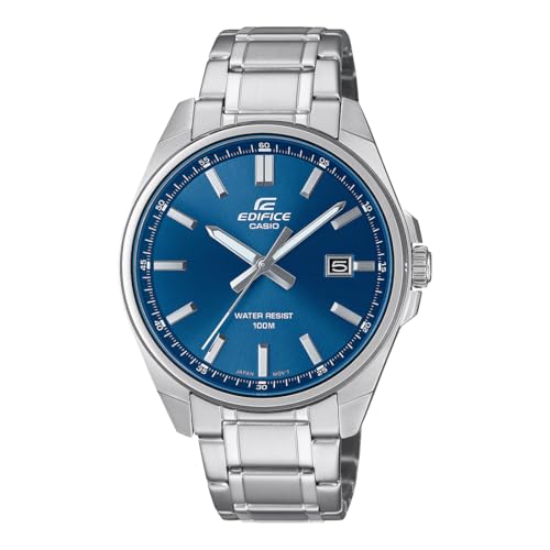Casio Edifice Blue Dial Stainless Steel Watch - Image 2