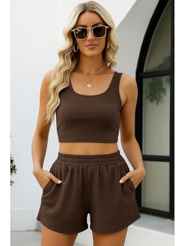 Leriya Fashion Co Ord Set For Women Stylish | Trendy Poly Lycra Blend Pajama Set | Ribbed Sleeveless - Authentic Leriya Fashion | UrbanThreads - Image 4