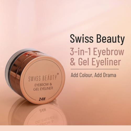 Swiss Beauty Waterproof Eyebrow Gel Eyeliner 2 In 1 - Image 4