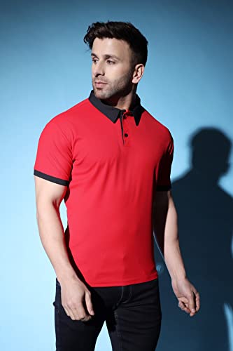 Leriya Fashion Men's T-Shirt | Cotton & Polyester Solid Varsity Inspired Regular Fit T-Shirt for Boy - Authentic Leriya Clothing | UrbanThreads - Image 4