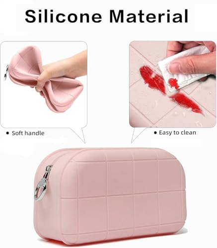 INOVERA Makeup Organizer Pouch Silicone Travel Cosmetic - Image 4