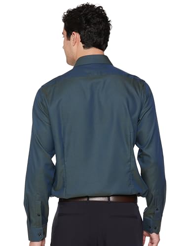 Van Heusen Men's Slim Fit Premium Ceremonial 100% Cotton Print Shirt - Authentic Van Clothing | UrbanThreads - Image 4