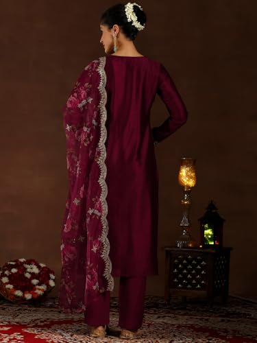 Libas Women's Silk Blend Kurta Sets - Authentic Libas Clothing | UrbanThreads - Image 5