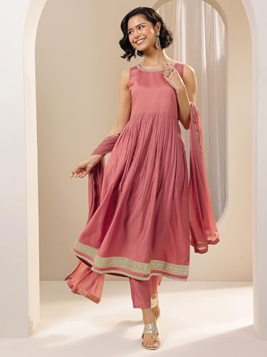 Libas Women's Silk Blend Kurta Sets - Authentic Libas Clothing | UrbanThreads - Image 3