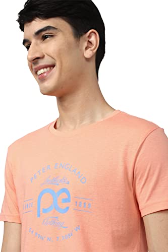 Peter England Men's Printed Slim Fit T-Shirt - Image 5