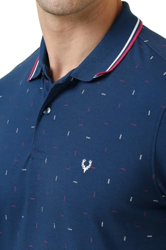 Allen Solly Men Polycotton Regular Fit Double Colour Polo - Image 5