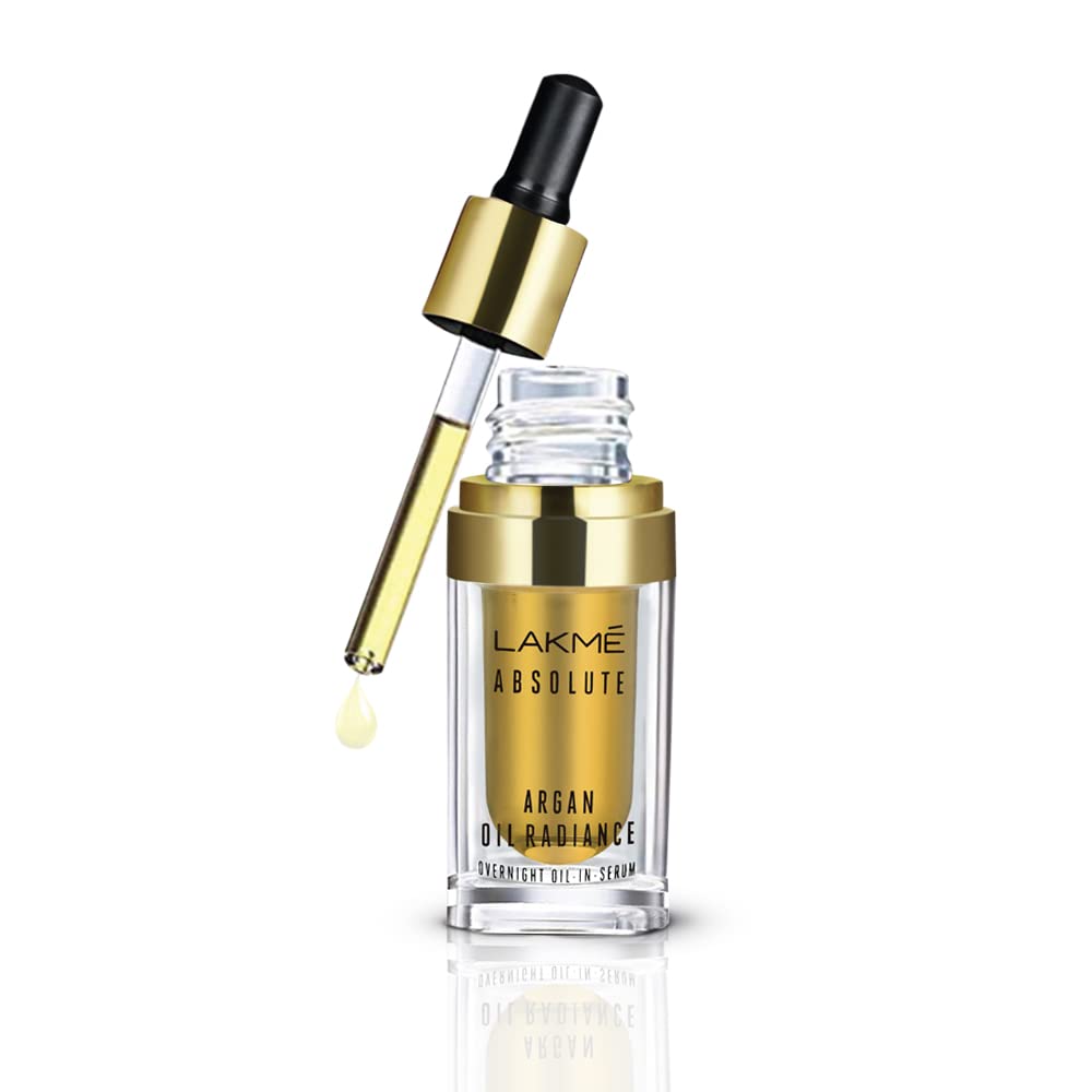 Lakme Absolute Argan Oil Radiance Overnight Oil-in-Serum 15 ml