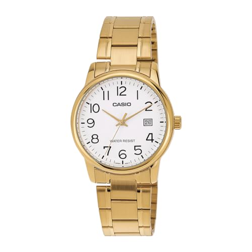 Casio Enticer Gold & White Analog Watch - Image 2