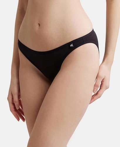 Jockey Women's Super Combed Cotton Elastane Low Waist Bikini - Image 4