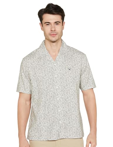 Allen Solly Men's Cotton Classic Fit Resort Collar Shirt - Image 2