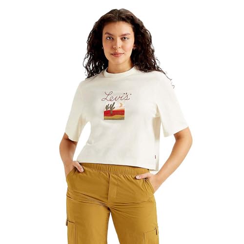 Levi's Women Cotton Relaxed Fit Graphic Print T-Shirt - Image 4