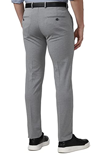 Peter England Men's Slim Fit Mid Rise Formal Trouser - Image 5