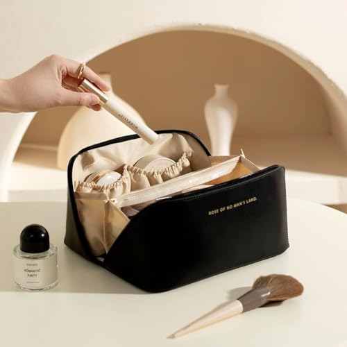 UrbanThreads Women Large Capacity Cosmetic Travel Bag - Image 3