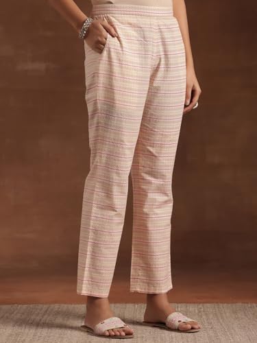 Libas Womens Printed Cotton A-Line Kurta With Palazzos and Dupatta - Authentic Libas Clothing | UrbanThreads - Image 5