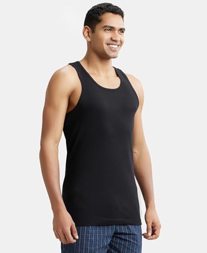 Jockey 9922 Men's Slim Fit Racer Back Gym Vest - Image 4