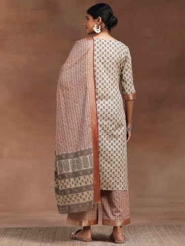 Libas Printed Cotton Kurta Palazzo Set | UrbanThreads.in - Image 3