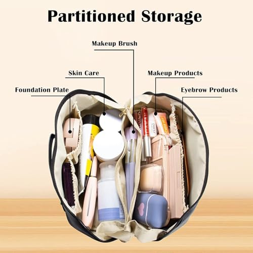 UrbanThreads Women Large Capacity Cosmetic Travel Bag - Image 5